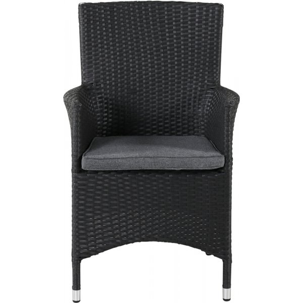 Malin matstol - Svart/Gr