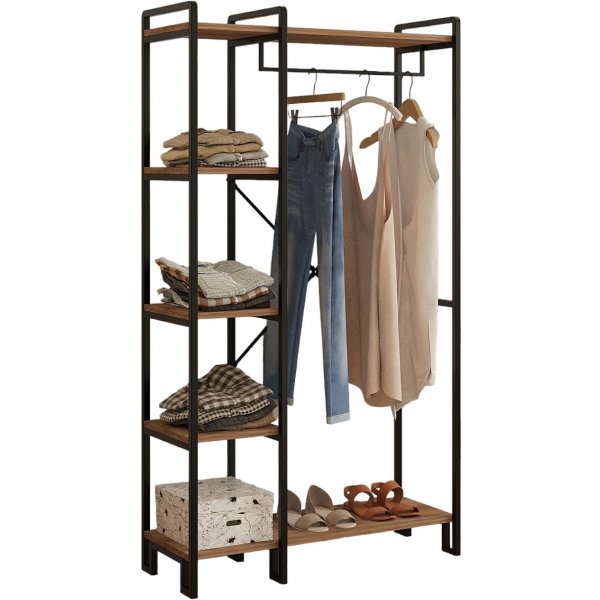 Meuble d'entre Rex - Pin/noir