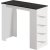 Table de bar Style 120 x 51,6 cm - Blanc/noir