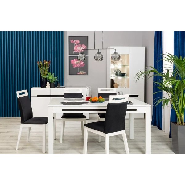 Table  manger Azteca 150-200 x 90 cm - Blanc