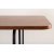 Kotte matbord 200 cm - Svart/valnöt