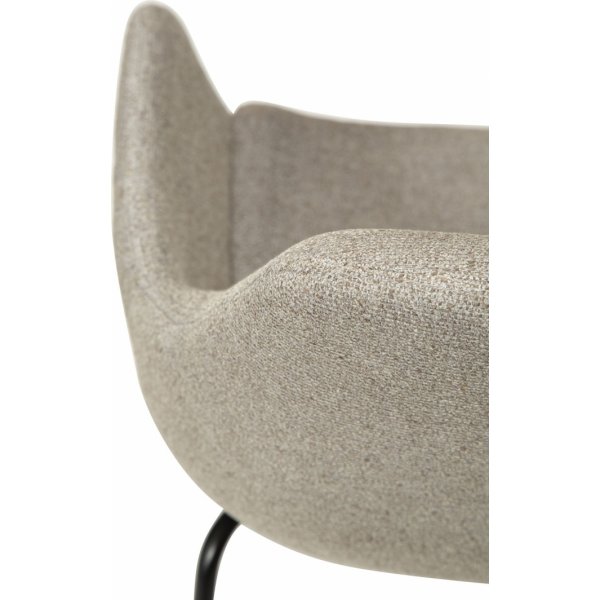 Fauteuil Zimmer - Boucle marron