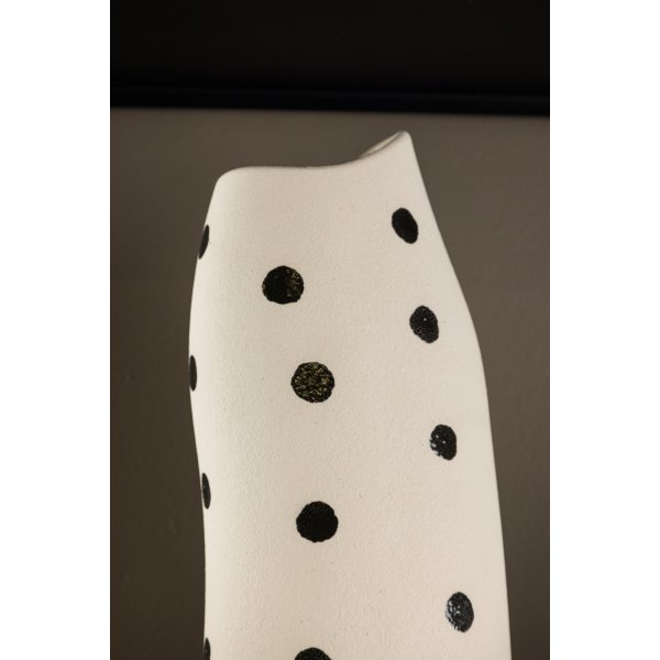 Ernst vas - Svart/Vit Ernst vas - Svart/Vit