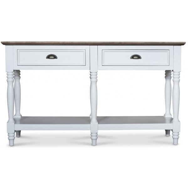 Paris avlastningsbord - Vit/Brunbets Paris avlastningsbord - Vit/Brunbets