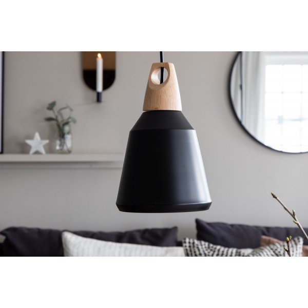 Marhult taklampa - Svart