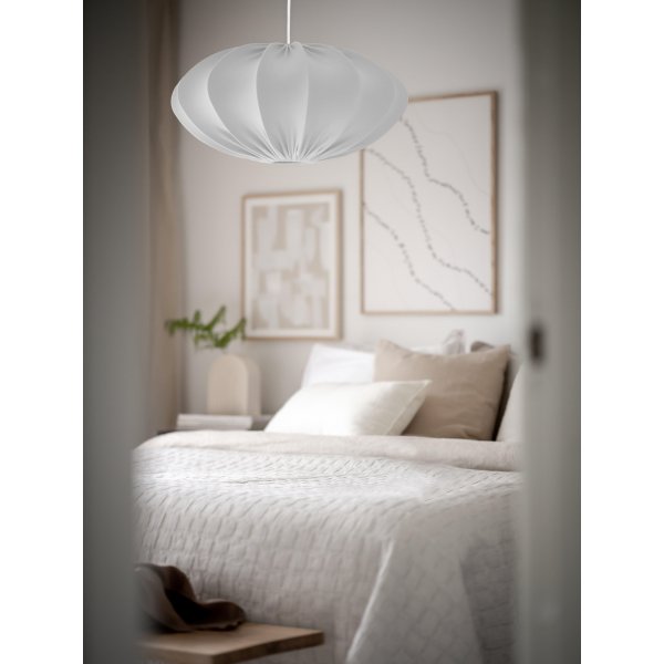 Roze plafondlampenkap - Wit - 60 cm Roze plafondlampenkap - Wit - 60 cm