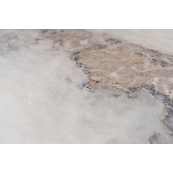 Table basse Prizma 90 x 90 cm - Marbre blanc