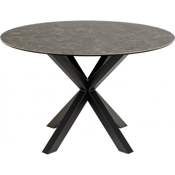 Heaven matbord Ø119 cm - Svart/matt svart Heaven matbord Ø119 cm - Svart/matt svart