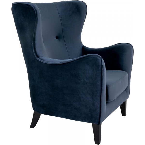 Campo Fåtölj - Mörkblå/svart Campo Fåtölj - Mörkblå/svart