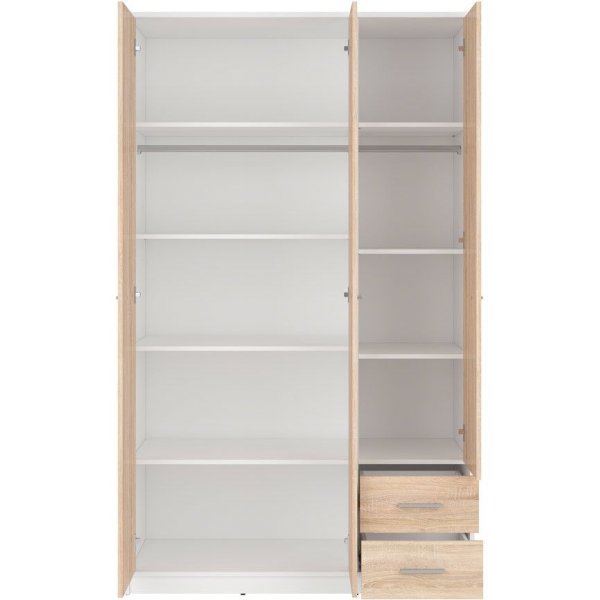 Norbo garderob - Vit/ekimitation Norbo garderob - Vit/ekimitation