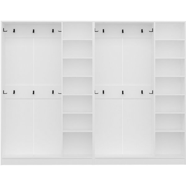 Meuble d\\\'entrée Armadio L 270 x 35 x 210 cm - Blanc Meuble d\\\'entrée Armadio L 270 x 35 x 210 cm - Blanc