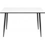 Wilma matbord 120 cm - Vit/svart