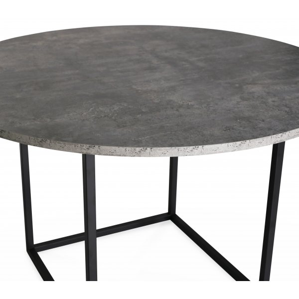 Sintorp runt matbord Ø115 cm - Betong (Exklusivt laminat) Sintorp runt matbord Ø115 cm - Betong (Exklusivt laminat)