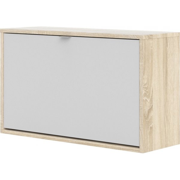 Shoes skoskp med 1 fack - Ek/vit