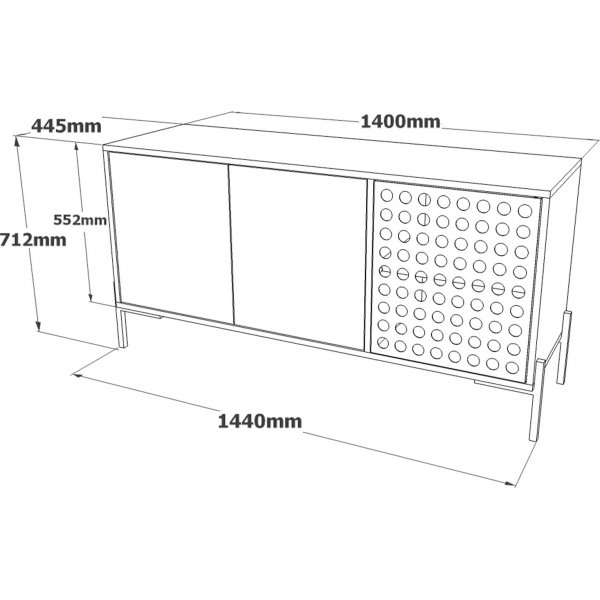 Neo skänk - Brun Neo skänk - Brun