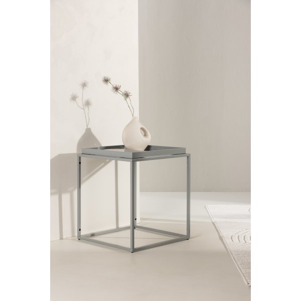 Table d'appoint Porto 45 x 45 cm - Gris foncé Table d'appoint Porto 45 x 45 cm - Gris foncé