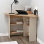 Corner hrnskrivbord 80 x 80 cm - Furu/beige