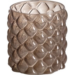 Vase/bougie Bibbi 15 x 15 x 15 cm - Marron