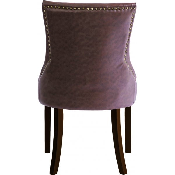 Matstol Tuva brun med mörkbruna ben Matstol Tuva brun med mörkbruna ben