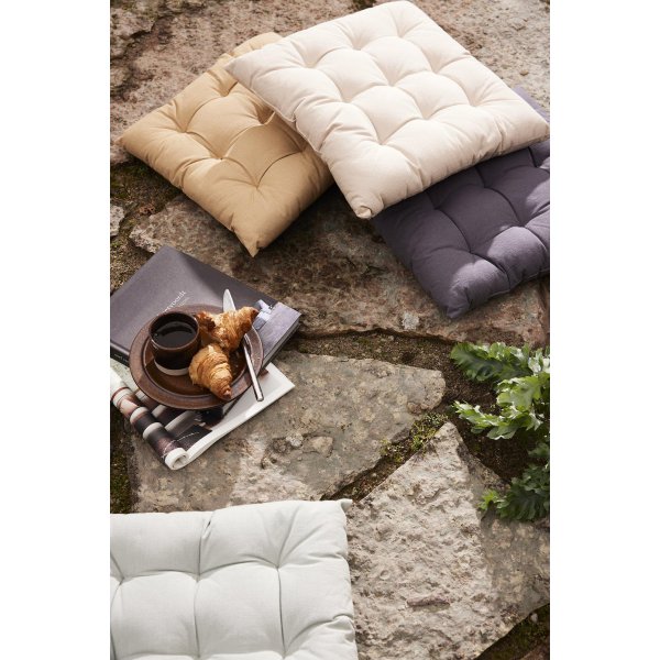 Coussin de chaise Noah 40 x 40 cm - Bleu glacier Coussin de chaise Noah 40 x 40 cm - Bleu glacier