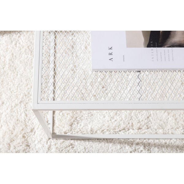 Netz soffbord 80 x 80 cm - Vit Netz soffbord 80 x 80 cm - Vit