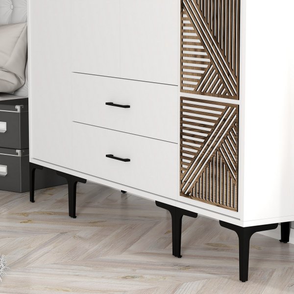 Armoire Kumsal 15 Blanc Armoire Kumsal 15 Blanc