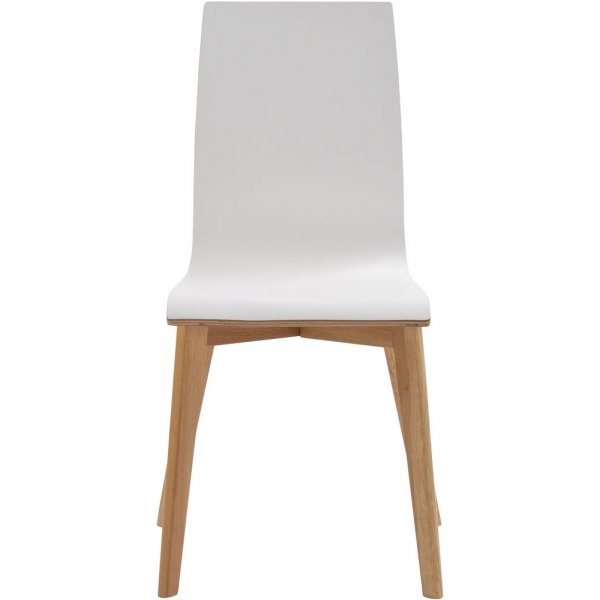 Grace stol vit laminat/ek stol Grace stol vit laminat/ek stol