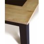 Granit matgrupp; ekbord 180x90 cm ek/svart med 6 st bow matstolar i ek / svart PU + Flckborttagare fr mbler