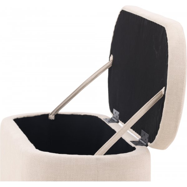 Pouf Potenza - Blanc cassé Pouf Potenza - Blanc cassé