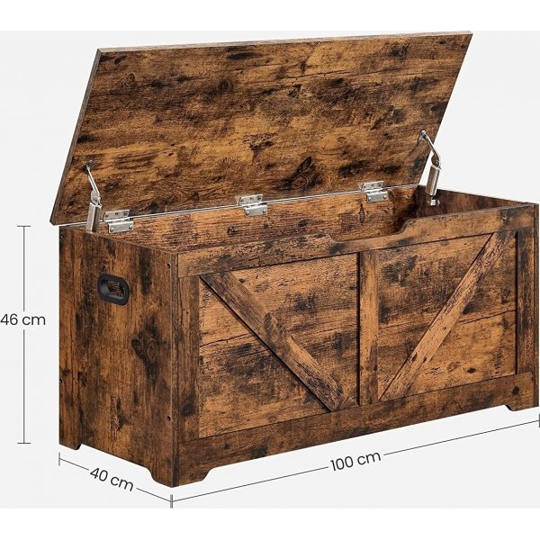 Zeke förvaringskista - Brun Zeke förvaringskista - Brun