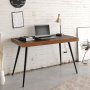 Vanta skrivbord 120 cm - Valnt/svart