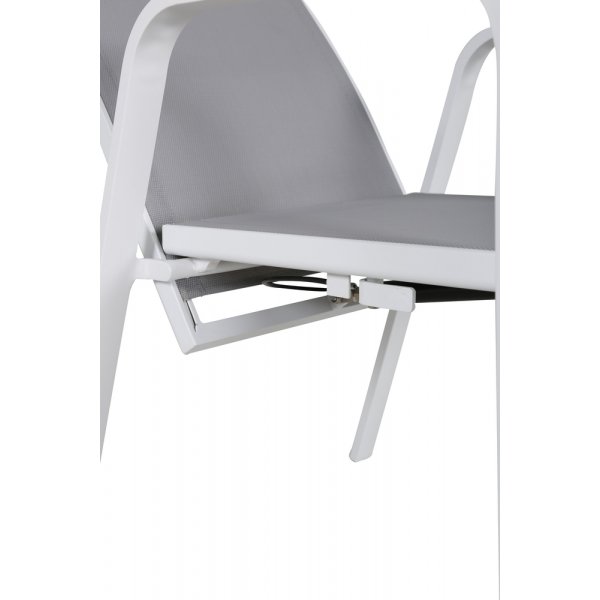 Fauteuil Copacabana - Gris/Blanc