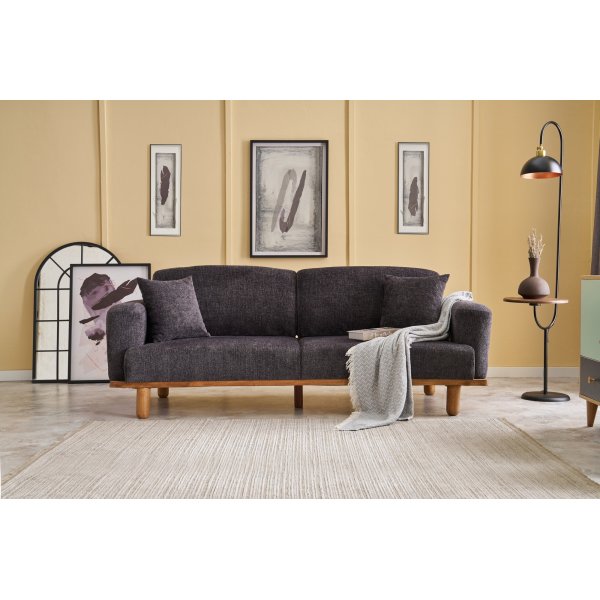 Reims 3-sits soffa - Antracit Reims 3-sits soffa - Antracit