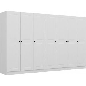 Armoire Capeto 315x52x210 cm, variante B - Blanc