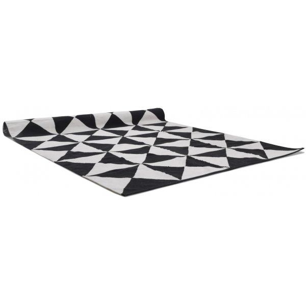 Crest - Svart/Vit - 250x250 cm