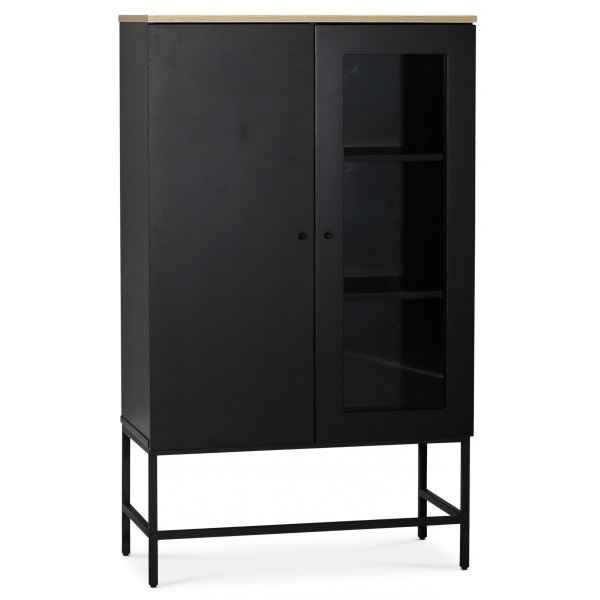 Edge skp i svart hgtryckslaminat (HPL) + Mbeltassar