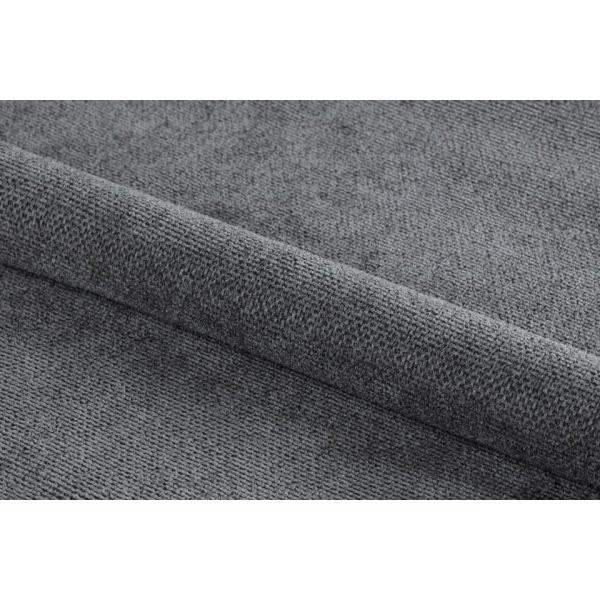 Daniella karmstol - Grå chenille/matt svart Daniella karmstol - Grå chenille/matt svart