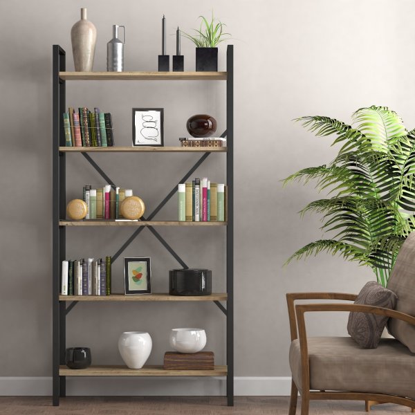 Torsten bokhylla - Furu