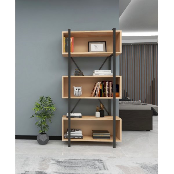 Selma bokhylla - Furu