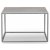 Table basse Strix 75x75 cm panneau de ciment