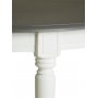 Alexandra ovalt matbord frlngningsbart 160-260 cm - Vit/gr vintage