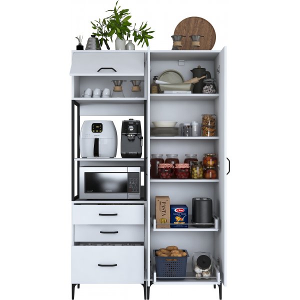 Jeriko köksskåp 142 - Vit Jeriko köksskåp 142 - Vit