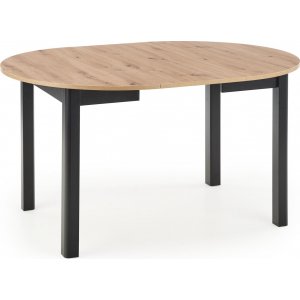Berivan förlängningsbart matbord 102-142 cm - Artisan ek/svart