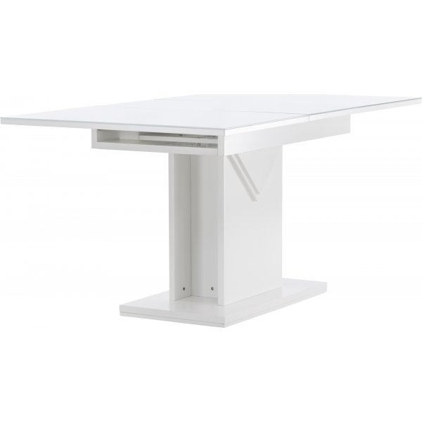 Table à manger Pluto 120-160 x 90 cm - Blanc Table à manger Pluto 120-160 x 90 cm - Blanc