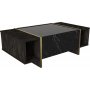 Veyron soffbord 103,8 x 60 cm - Svart/guld
