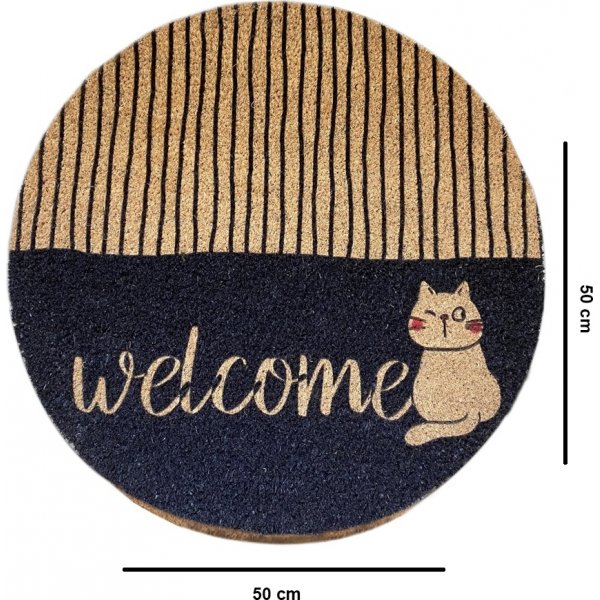 Favor dörrmatta Beige/svart - 50 x 50 cm Favor dörrmatta Beige/svart - 50 x 50 cm