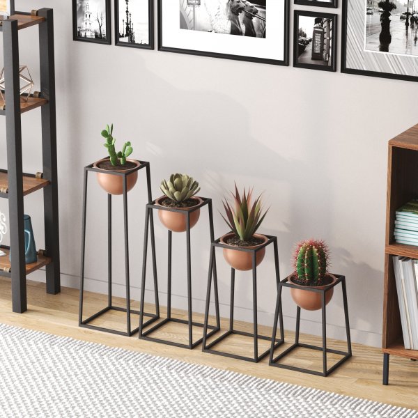 Pot Plato 18 - Noir/cuivre