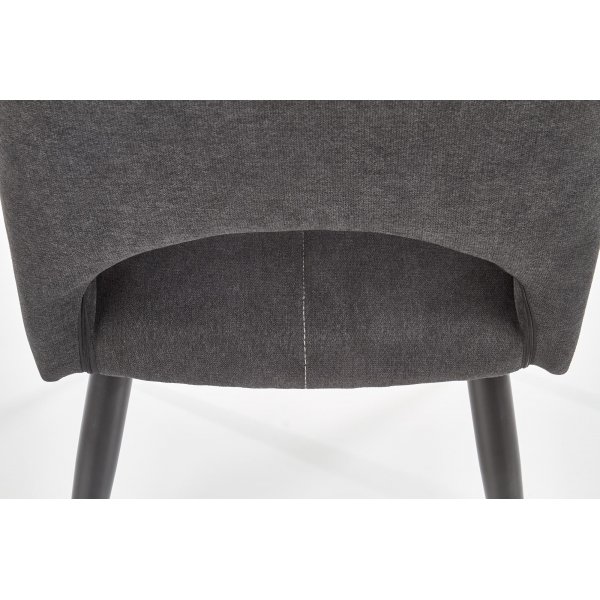 Chaise de salle  manger Cadeira 369 - Gris fonc