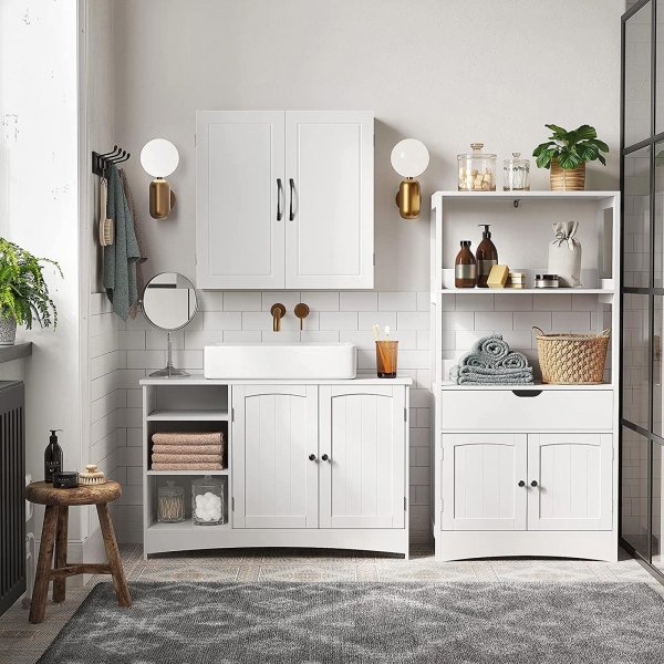 Meuble bas Annette 90 cm - Blanc Meuble bas Annette 90 cm - Blanc