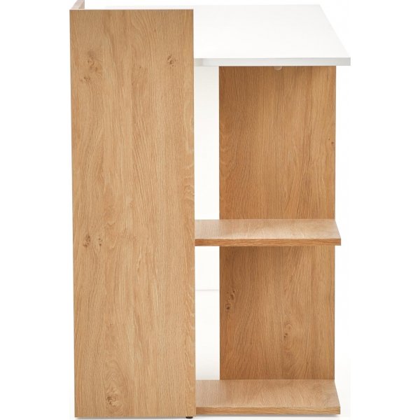 Bureau Oluf 122x57 cm - Chne/blanc